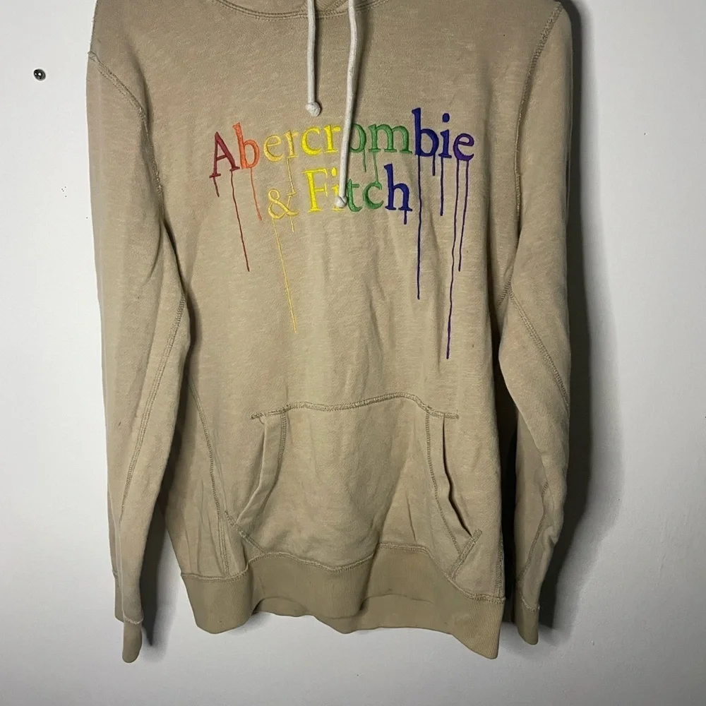 Abercrombie and Fitch melting, rainbow hoodie, size small